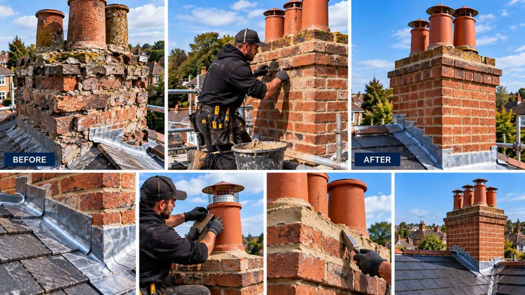 Chimney & Flashing Repair — Putney