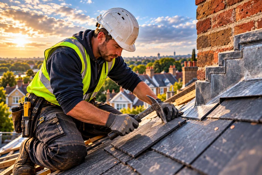 Slate Roof Repair — Wimbledon Terrace