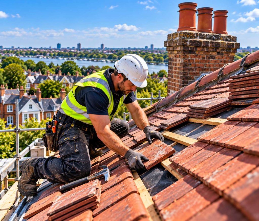 Tile Roof Repair — Putney
